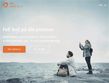 Tablet Screenshot of dinapensioner.se